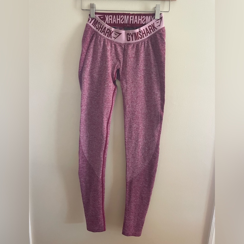 Gymshark Flex Workout Leggings - Burgundy